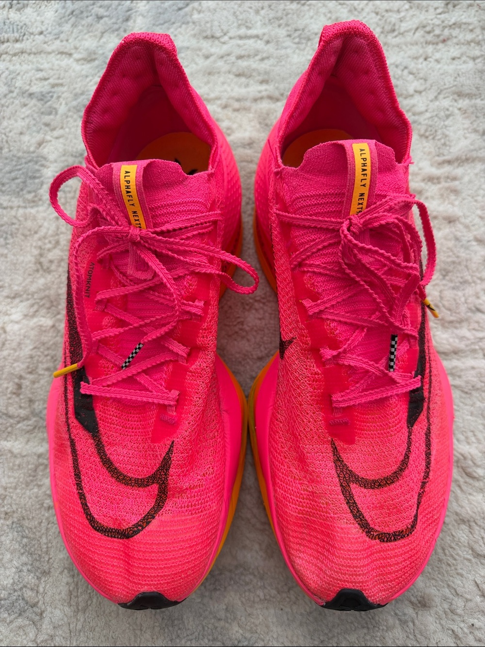 Nike Alphafly Next% 2 Pink/Orange Men's Marathon Running Shoes